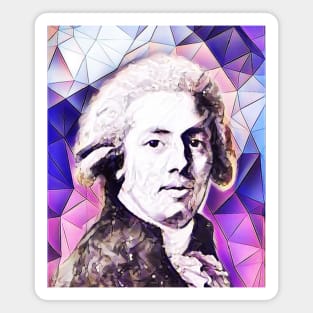 Fausto Elhuyar Pink Portrait | Fausto Elhuyar Artwork 9 Magnet